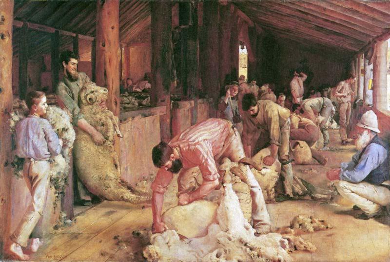 Shearing the Rams, Tom roberts